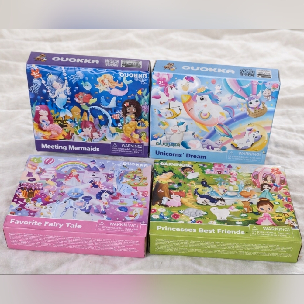Quokka Princess Mermaids Faory Tale Unicorns 60 Piece Each‎